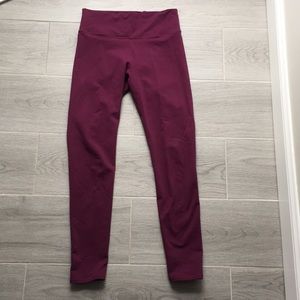 Fabletics Magenta High Waisted Workout Leggings